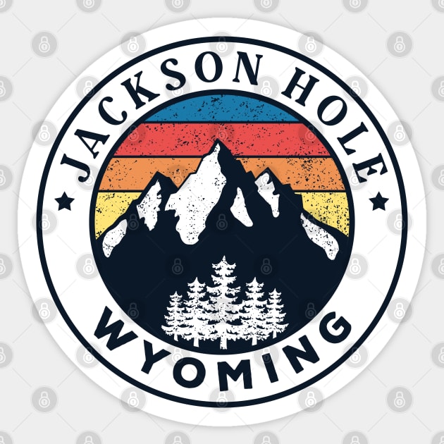 Jackson Hole wyoming Sticker by Tonibhardwaj